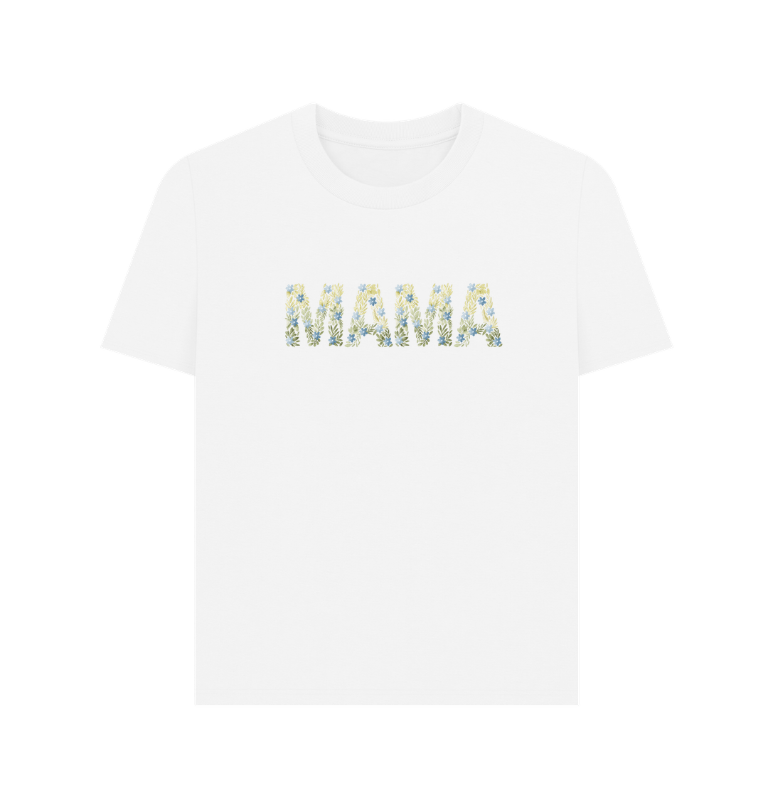 White T-Shirt Femme - MAMA