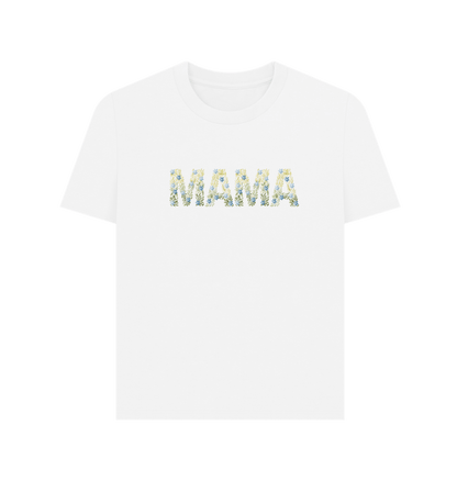 White T-Shirt Femme - MAMA